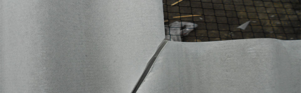 Fiber cement roof sheet miter.